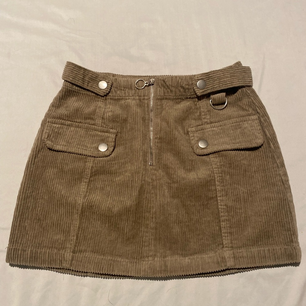 Forever 21 Corduroy Tan Skirt